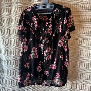 Torrid Floral Blouse